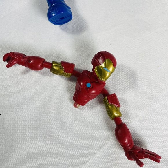 Marvel Avengers Bend Flex Taskmaster 6" Action Figure 2020 Hasbro Plus Iron Top - Picture 3 of 6